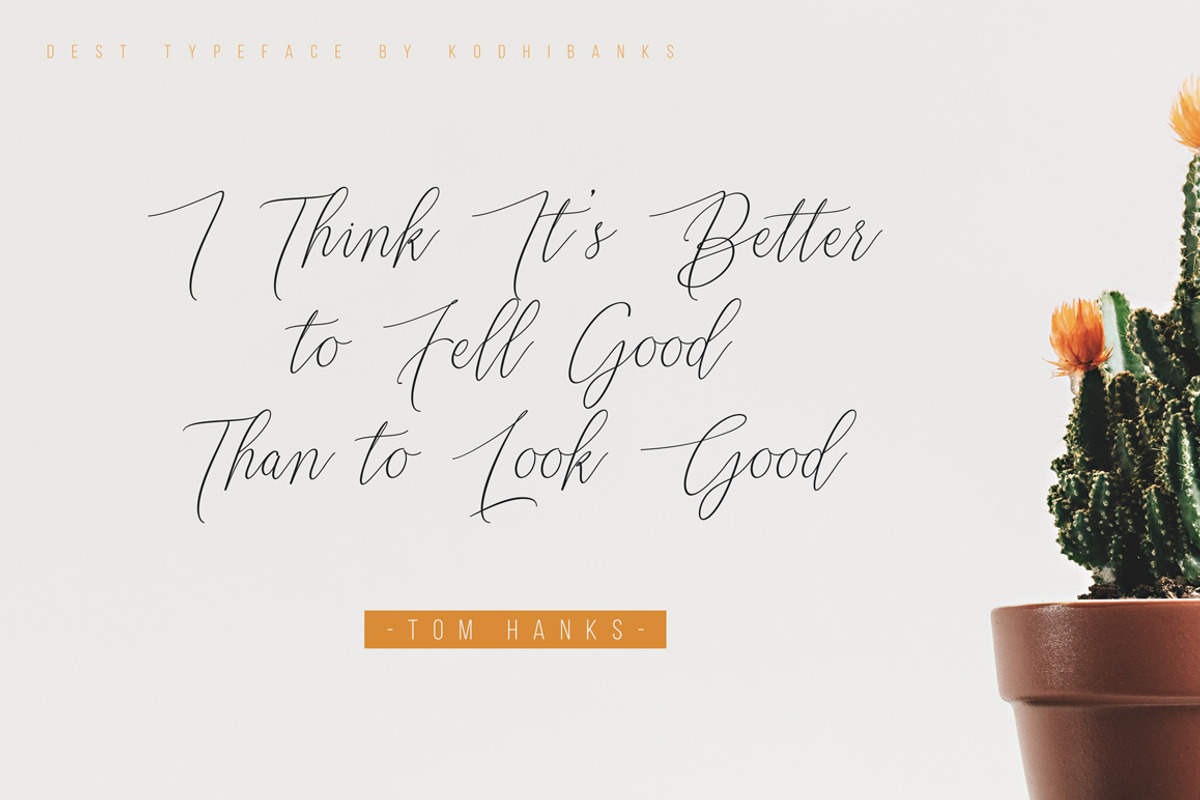 Dest Typeface preview 4
