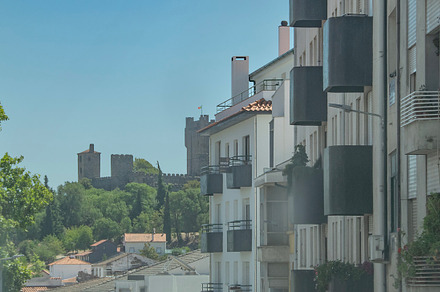 Braganca modern urban exterior scene, portugal