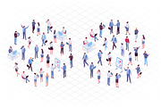 300+ Isometric People vector set, a Person Illustration by Vector_Art (Thumbnail 8 of 23)