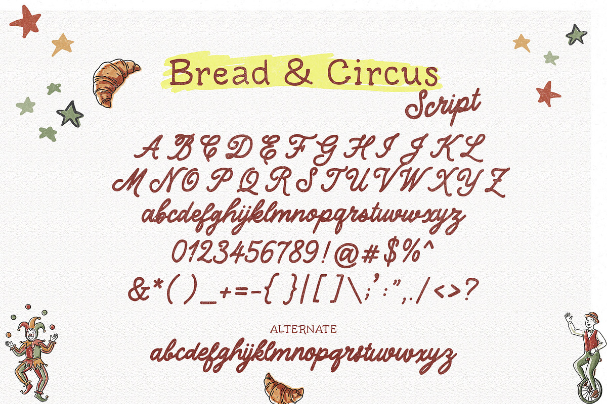 Bread And Circus | Artistic Font Duo, a Handwritten Font by deadlock studio (Photo 12 of 12)