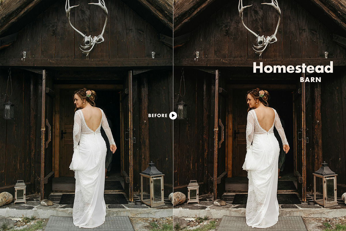 Homestead Wedding Lightroom Presets, a Preset Add-On by Presetrain Co. (Photo 5 of 9)