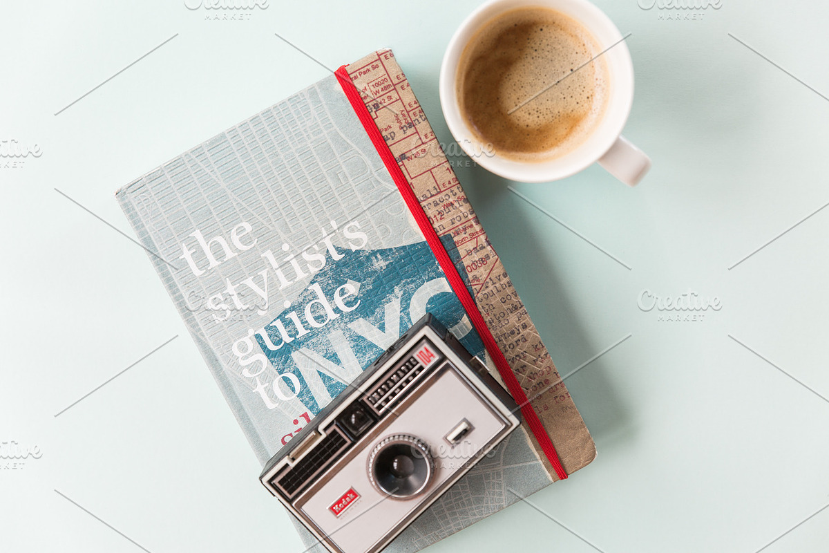 Office styled stock photos - 6, a Books & Magazine Mockup by Nellaino (Photo 6 of 8)