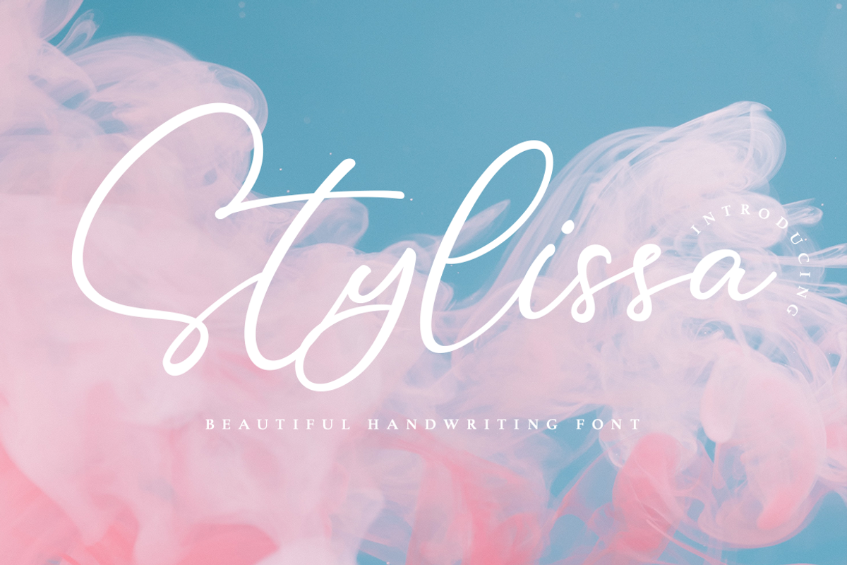 Stylissa - Handwriting Font, a Handwritten Font by Mayofont (Photo 1 of 8)