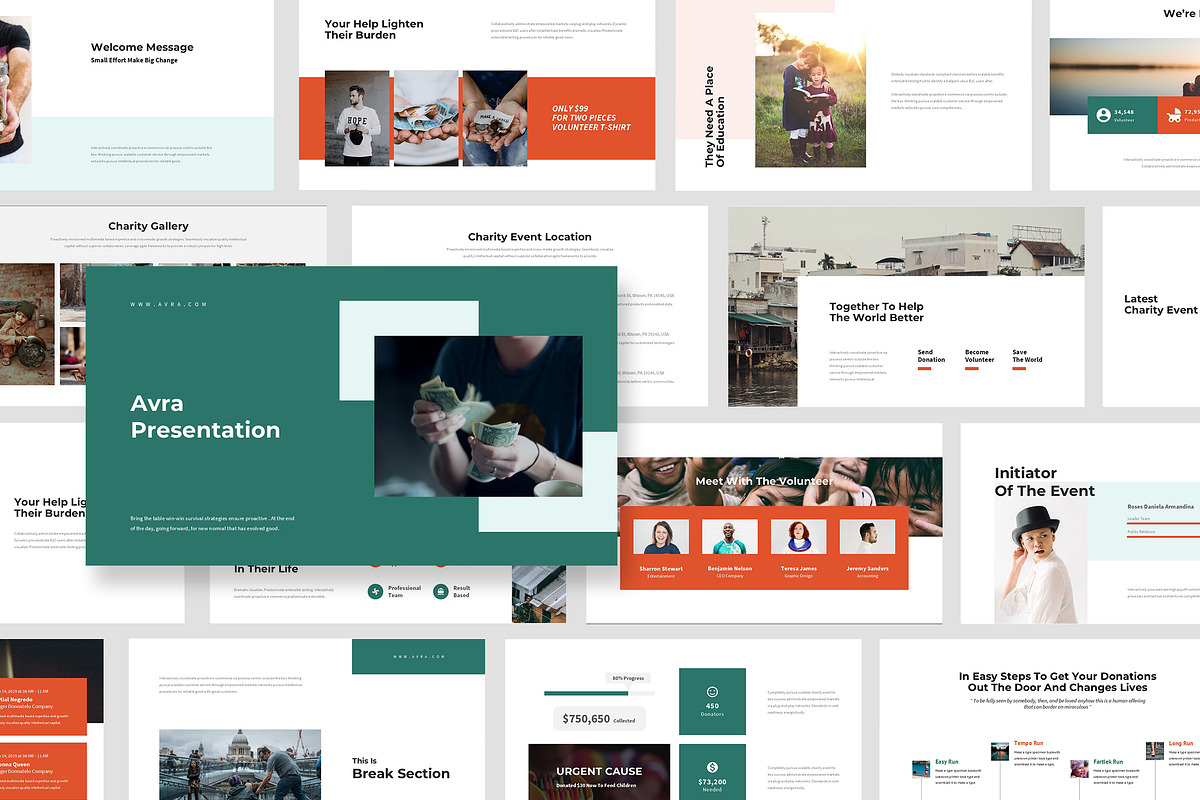 Avra : Fundraising Keynote, a Presentation Template by Punkl Camp (Photo 1 of 16)