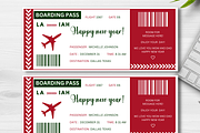 Happy New Year Boarding Pass, a Card Template by YasdeyDesigns (Thumbnail 8 of 8)
