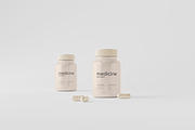 Capsules Bottle Mockups, a Cups & Container Mockup by pmvch (Thumbnail 3 of 10)