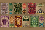 Label Art Nouveau - mega set, a Decorative Illustration by Stanislav Kharchevskyi (Thumbnail 6 of 12)