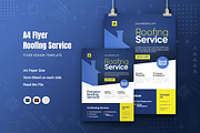 Roofing Service Flyer, a Flyer Template by Fannan Studio (Thumbnail 1 of 2)