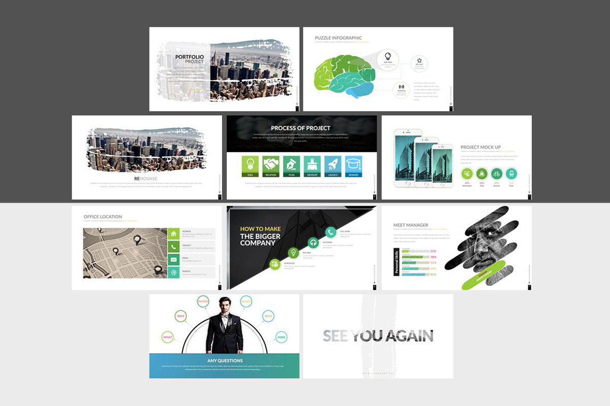 Renovase Powerpoint Template, a Presentation Template by Dedijuniadi (Photo 4 of 7)