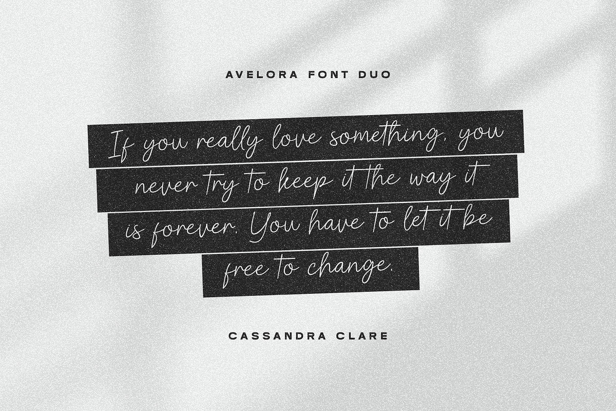 Avelora - Elegant Script & Sans Font, a Font by Hasbi Creative (Photo 8 of 11)