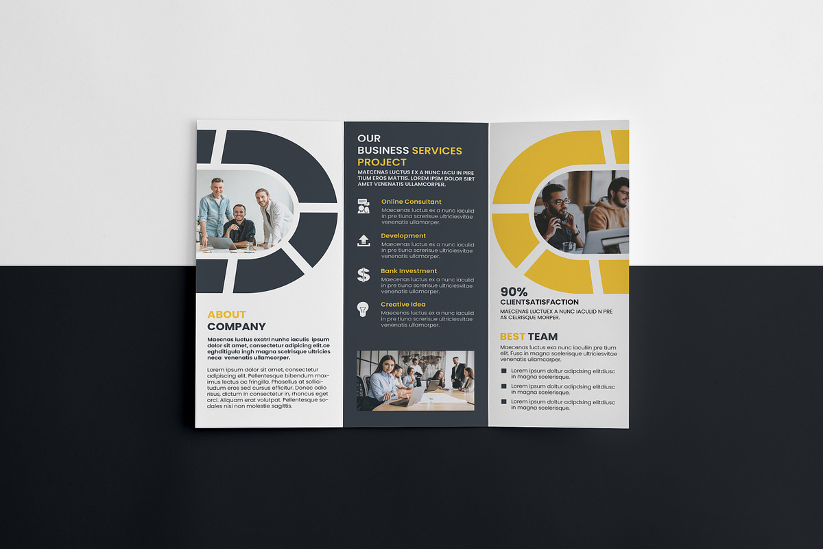 Corporate Trifold Brochure, a Flyer Template by Template Shop (Photo 4 of 4)
