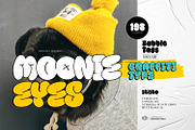Moonie Eyes - Graffiti Type, a Font by ikiiko (Thumbnail 1 of 7)