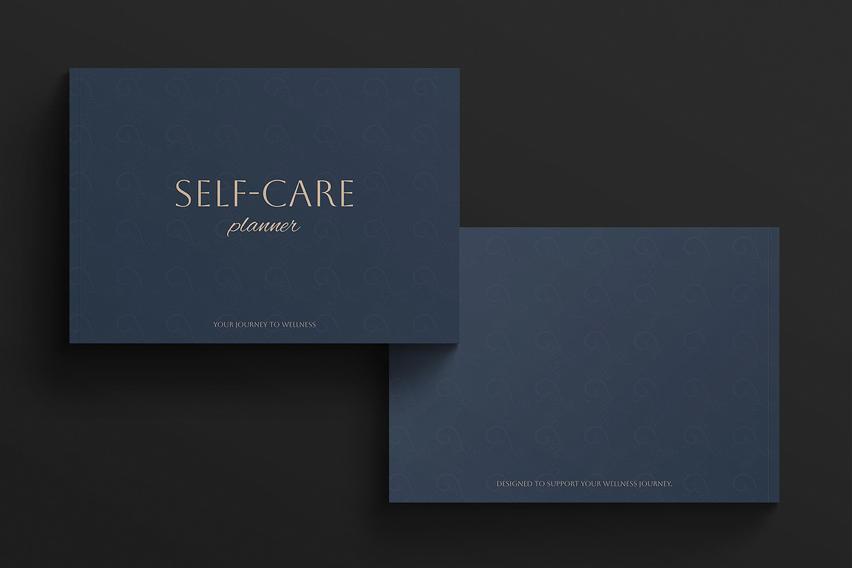 Self-Care Planner Template Landscape, a Brochure Template by E-Type (Photo 7 of 7)