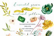 Emerald green & mustard yellow, an Illustration by LABFcreations (Thumbnail 7 of 10)
