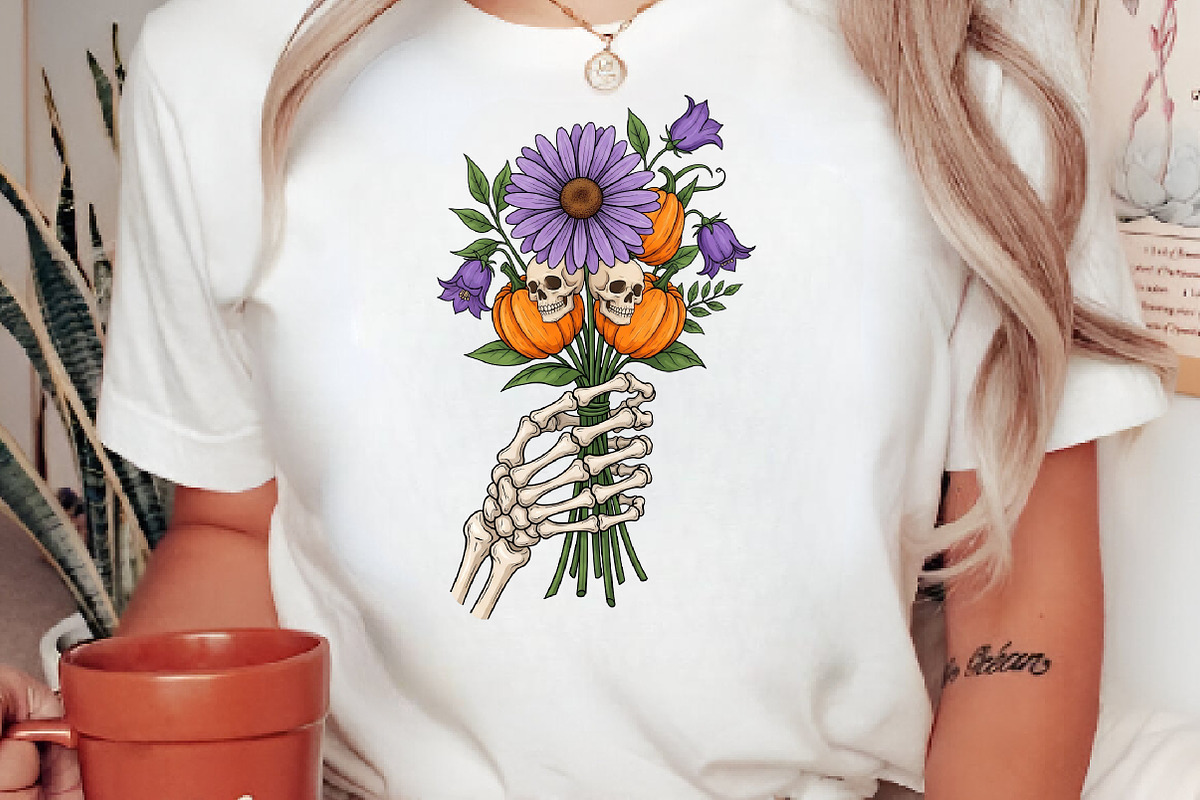 Vintage Skeleton Halloween Sublimati, an Illustration by CreationArt (Photo 2 of 4)