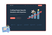 Business Marketing Template Design, a Landing Page Template by Neha Guleria (Thumbnail 1 of 2)