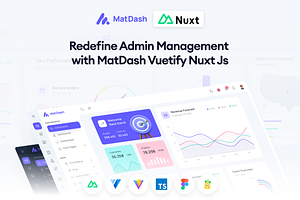 MatDash Vuetify Nuxt Admin Template, a Templates & Theme by AdminMart