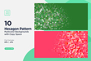 Hexagon Versatile Pattern Background, a Pattern Graphic by shahsoft (Thumbnail 1 of 4)