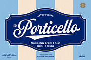 ED Porticello - Vintage Font Duo, a Script Font by Emyself Design (Thumbnail 1 of 12)