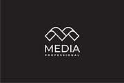 Media - Letter M Logo Template, a Branding & Logo Template by yopie (Thumbnail 4 of 4)