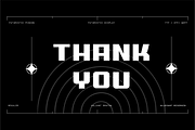 VB Brinio - Futuristic Display Font, a Sans Serif Font by VALIANTBROTHA (Thumbnail 9 of 9)
