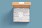 Shipping | Mailing Box Mock-up, a Cups & Container Mockup by WebAndCat (Thumbnail 14 of 16)