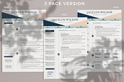 Creative Resume Example, CV Cover L., a Resume Template by HIRED Design Studio (Thumbnail 4 of 19)