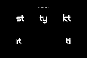 Tistaty - Ligatures Logo Font, a Sans Serif Font by Iqsiart Studio (Thumbnail 7 of 8)