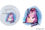 Wild Wild Cat - 14 illustrations, an Illustration by Zooza Art (Thumbnail 4 of 15)
