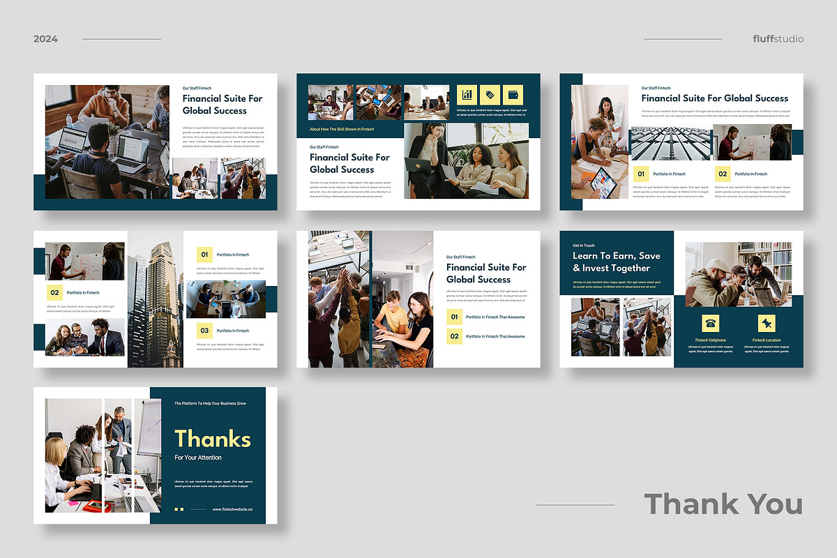 Fintech Keynote Template, a Presentation Template by fluffstudio (Photo 4 of 4)
