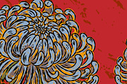 Vintage Chrysanthemum Maximalist, a Pattern Graphic by NayaChu (Thumbnail 7 of 9)