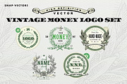 Vector Vintage Money Logo Set, a Branding & Logo Template by Snap Vectors (Thumbnail 2 of 3)