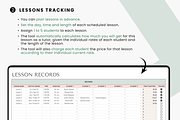 Tutor Planner & Lesson Organizer, a Templates & Theme by MondaySpark (Thumbnail 3 of 7)
