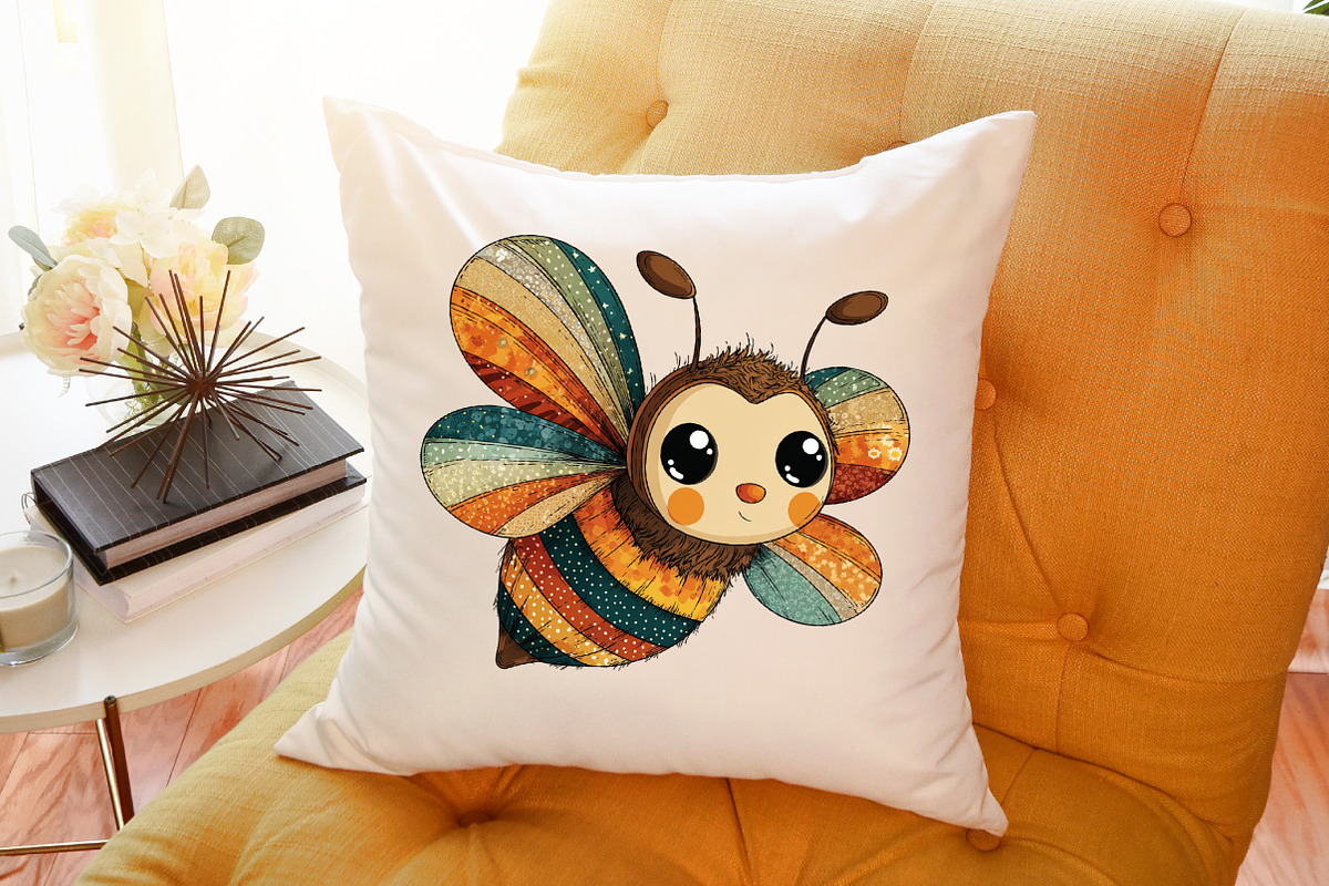 Quirky Funny Bee Clipart, an Illustration by Sublimation Artist (Photo 6 of 6)