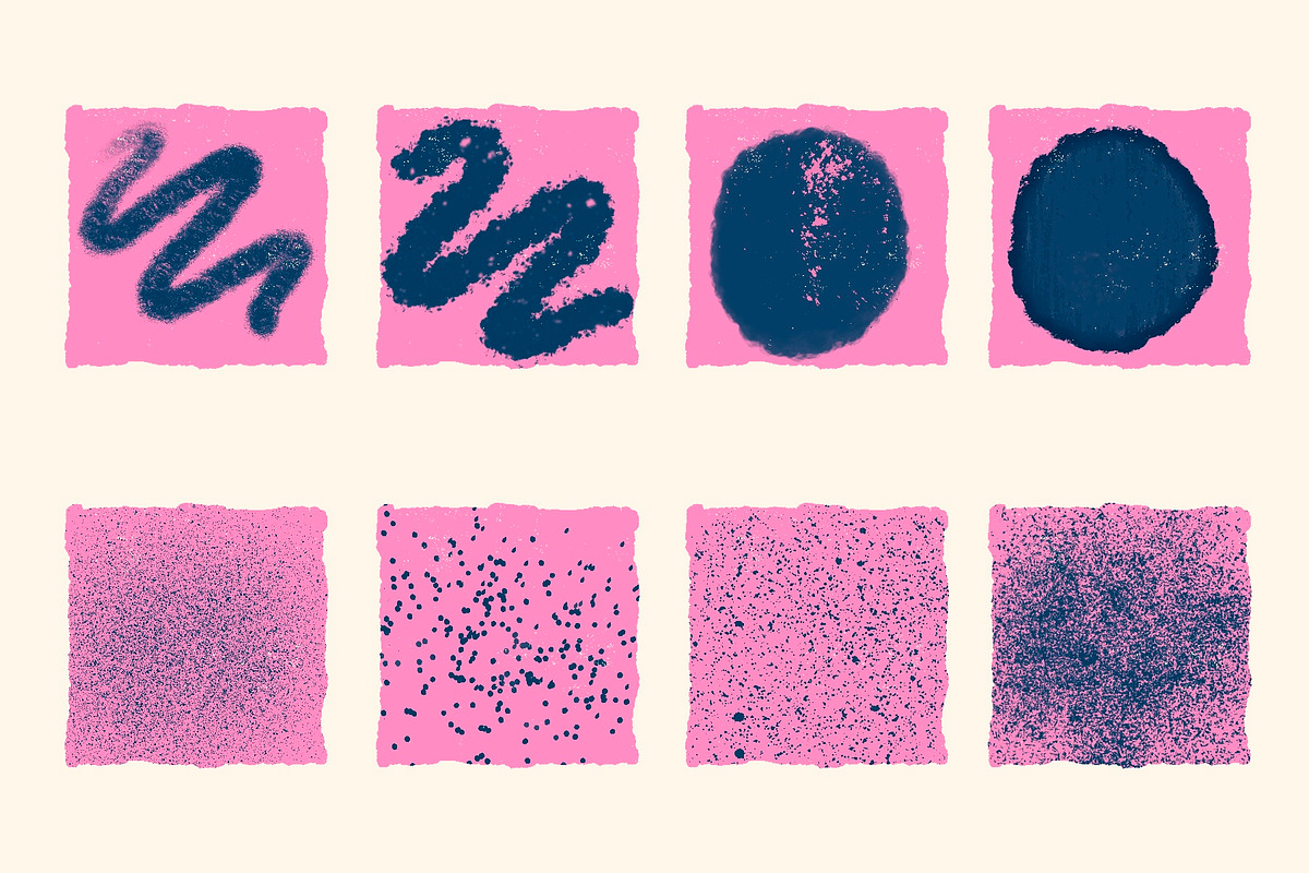 Mini Procreate Texture Brush Kit, a Brush Add-On by KJP Designs (Photo 3 of 10)