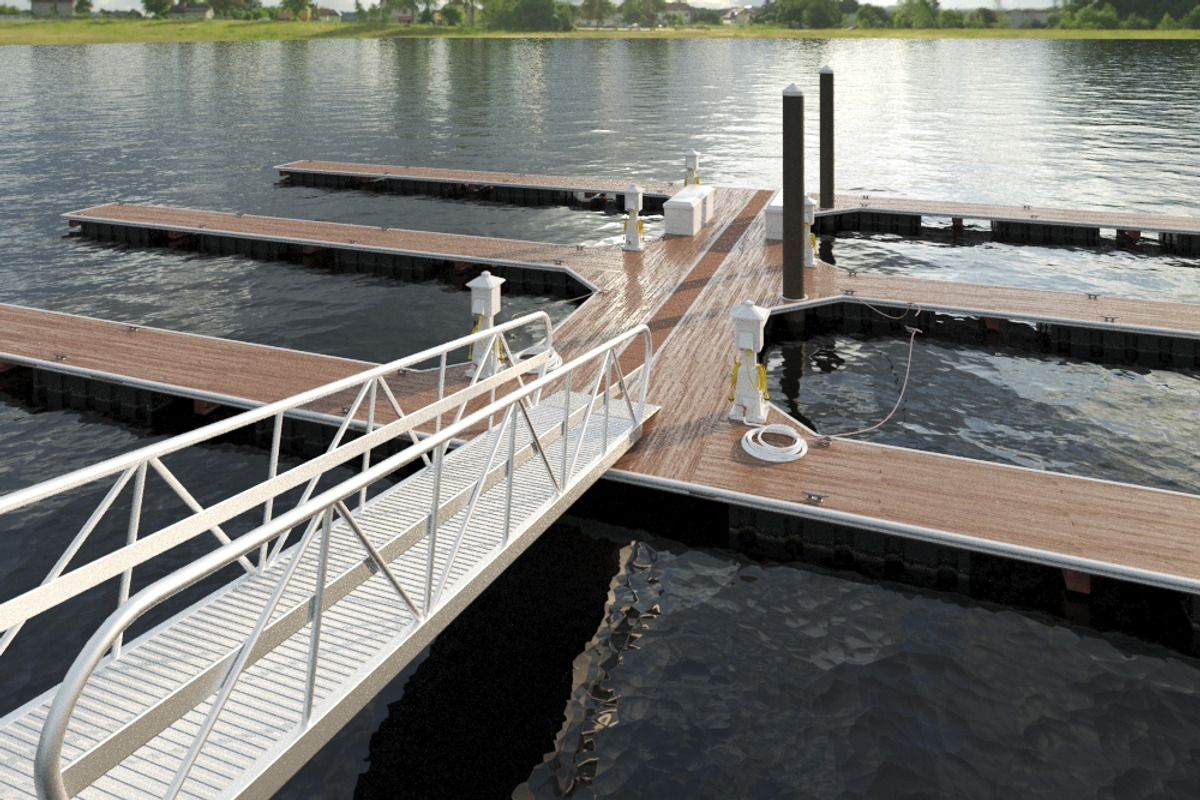 Marina - Boat Slips - Floating Dock, an Object 3D Model by RoHo Productions (Photo 9 of 39)