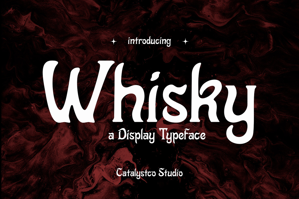 Whisky Display Typeface Font, a Serif Font by Catalystco Studio (Photo 1 of 10)