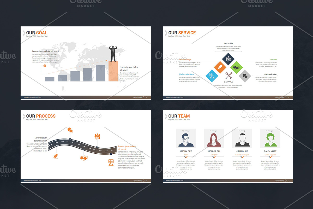 Moory Company Powerpoint, a Presentation Template by Stock Shape (Photo 4 of 4)