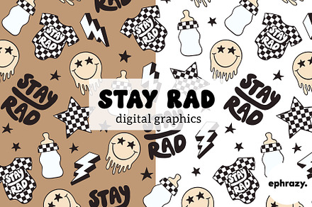 Stay Rad Kids Children Graphics