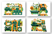 10 Military Army Forces Illustration, a Person Illustration by denayunebgt (Thumbnail 3 of 4)