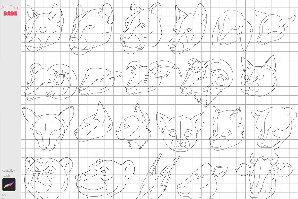 Procreate Kemonomimi Anime Animal, a Brush Add-On by ArtPrintBabe (Photo 10 of 10)
