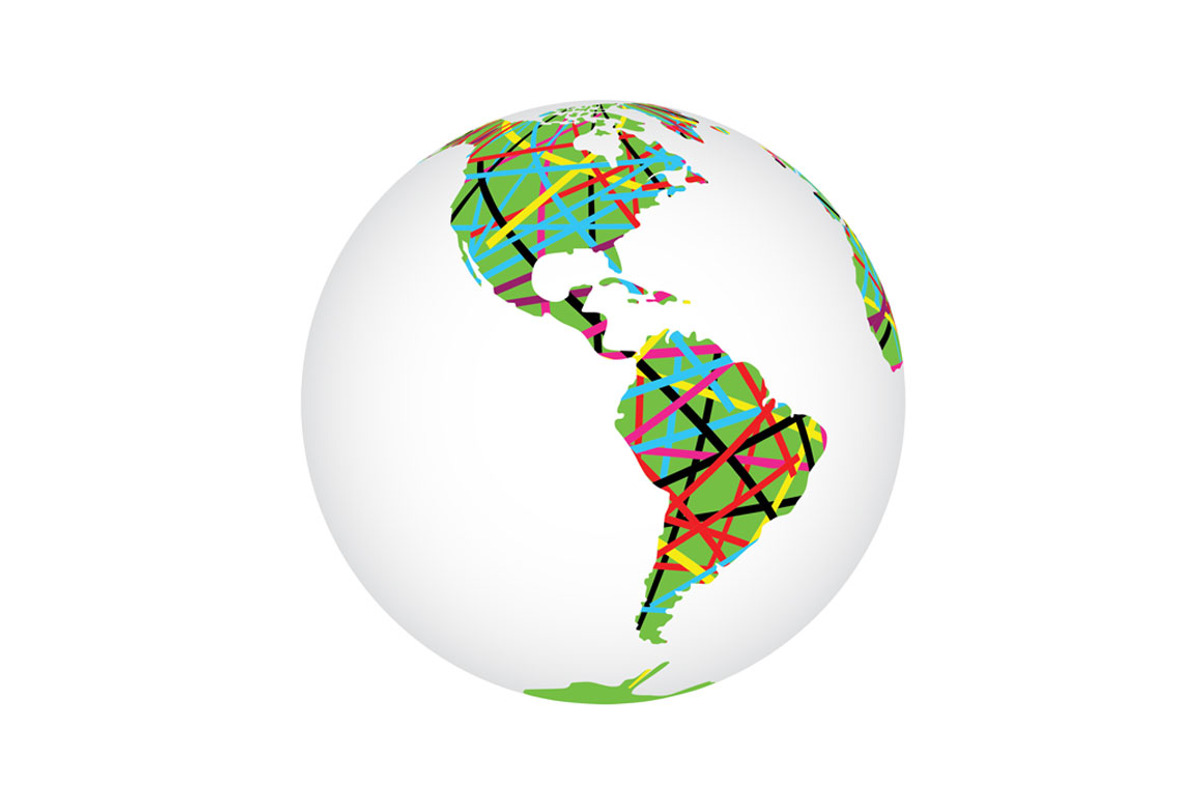 Globe in Stripes preview 5