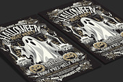 Halloween Night Party Flyer, a Flyer Template by Muhamad Iqbal hidayat (Thumbnail 3 of 4)