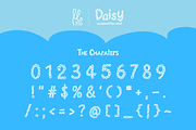 Daisy Handwritten Font, a Handwritten Font by Waris Studio (Thumbnail 8 of 8)
