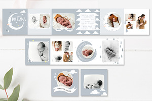 3x3 Mini Photo Album Template