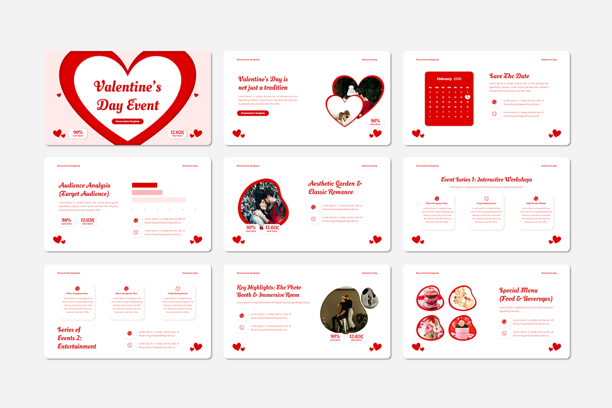 Valentine’s Day Event - Keynote, a Presentation Template by Iqsiart Studio (Photo 2 of 3)