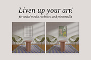 Poster frame Mockup AURELIE, a Print Template by Bonumo (Thumbnail 5 of 14)