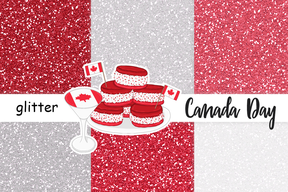 Canada Day Glitter, a Texture Graphic by GlamArtZhanna (Photo 1 of 3)
