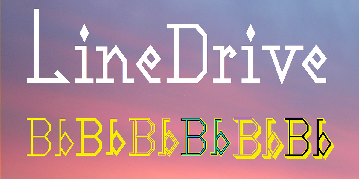 LineDrive, a Slab Serif Font by Ingrimayne Type (Photo 1 of 7)