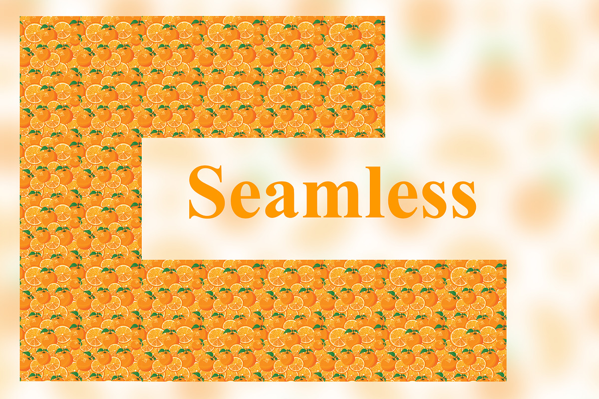 Orange Seamless Pattern, a Pattern Graphic by Digital Studio (Photo 2 of 5)